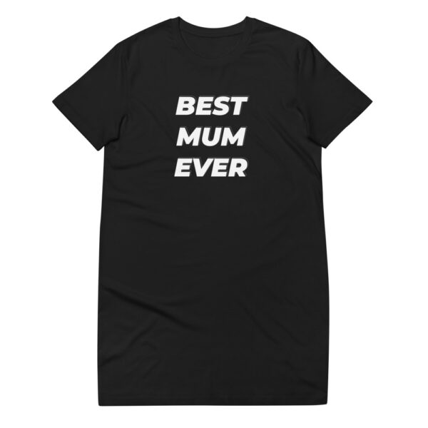 T-Shirt-Kleid “Best mom ever”