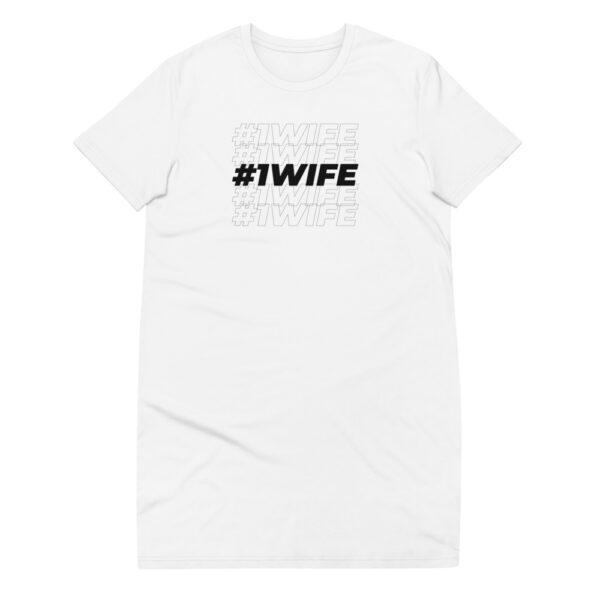 T-Shirt-Kleid “#1 wife”